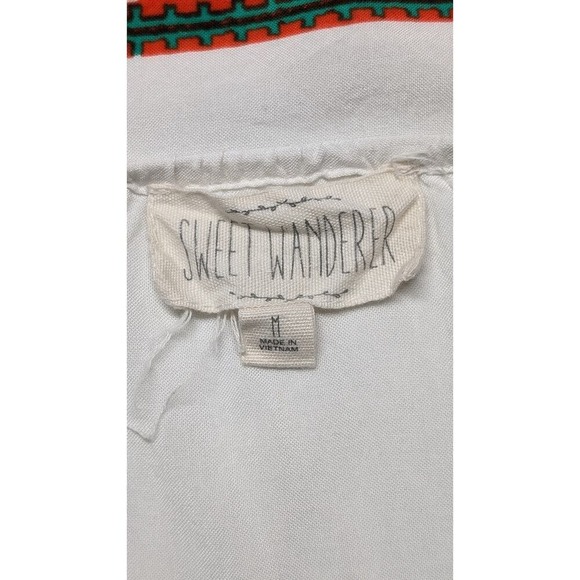 Sweet Wanderer Boho Tank Top Sleeveless Festival Aztec Print Summer Medium - Picture 4 of 5